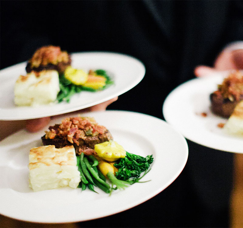 Banquete para fiesta de bautismo